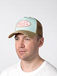 Бейсболка VON DUTCH арт. VD/1/CT/USED/11 (мятный / горчичный)